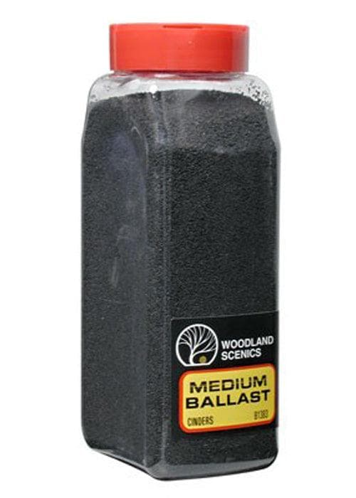 Woodland Scenics B1383 Ballast Medium Cinder 32oz for fpv drones