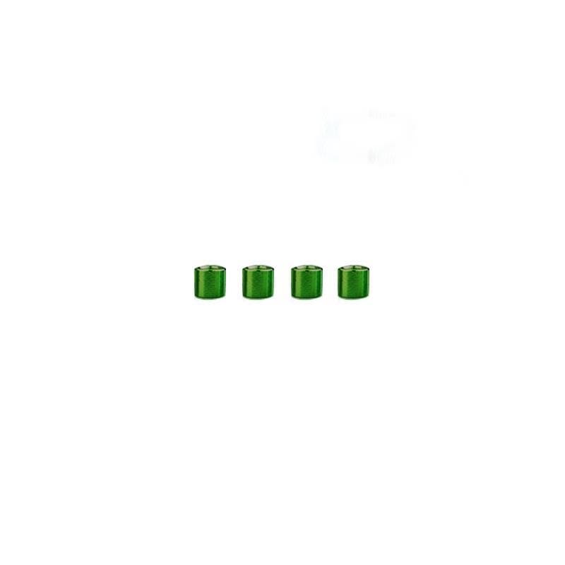 M3 Aluminium Standoffs (4 stuks) - ROND - 5mm - GROEN for fpv drones