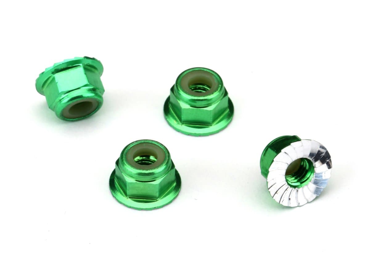 Traxxas 4 mm Aluminium-Kontermuttern (4 Stk.) for fpv drones 2