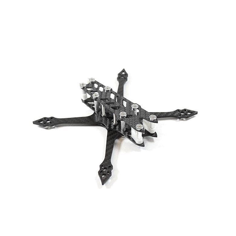 Quadifier Baby Diamondback 3" Freestyle Frame - Silver Hardware for fpv drones