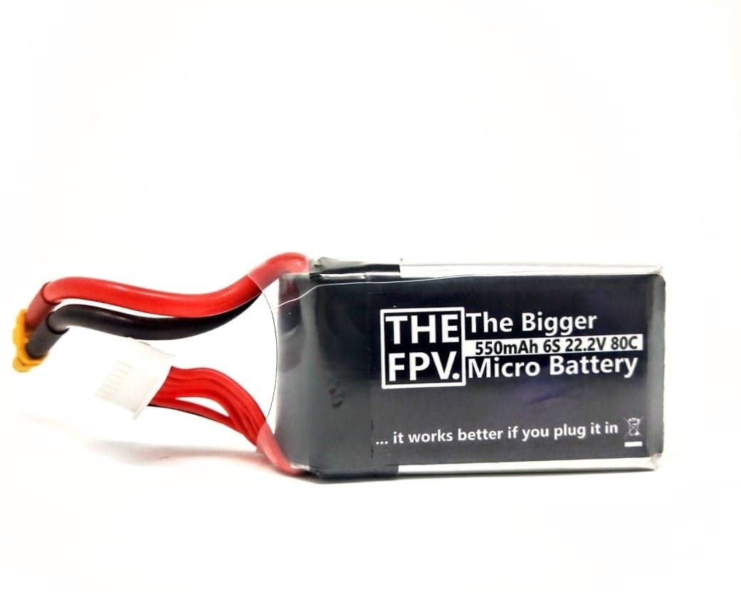 TheFPV 550mAh 6S 80C 22.2V Micro Battery XT30 for fpv drones 1