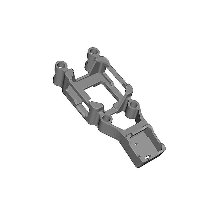 Foxeer Mega 5 GPS + O3 mount 3D print TPU black for fpv drones