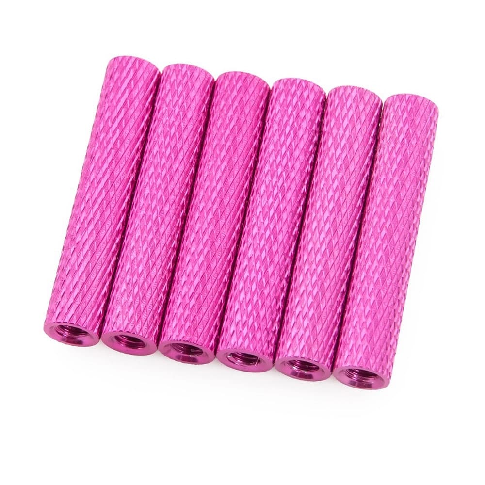 25mm Aluminum Textured Standoff Spacers (Set of 6)  for fpv drones