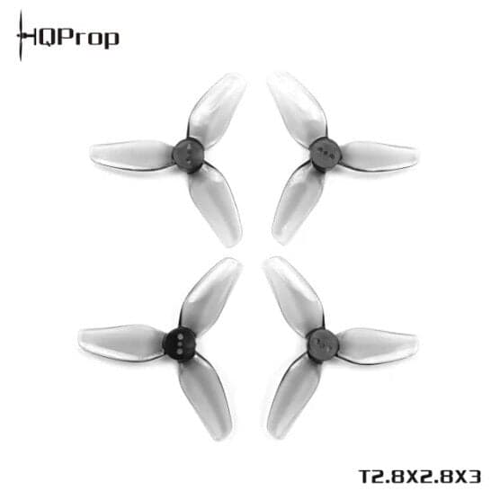 HQProp T2.8X2.8X3 Grey (2CW+2CCW)-Poly Carbonate for fpv drones