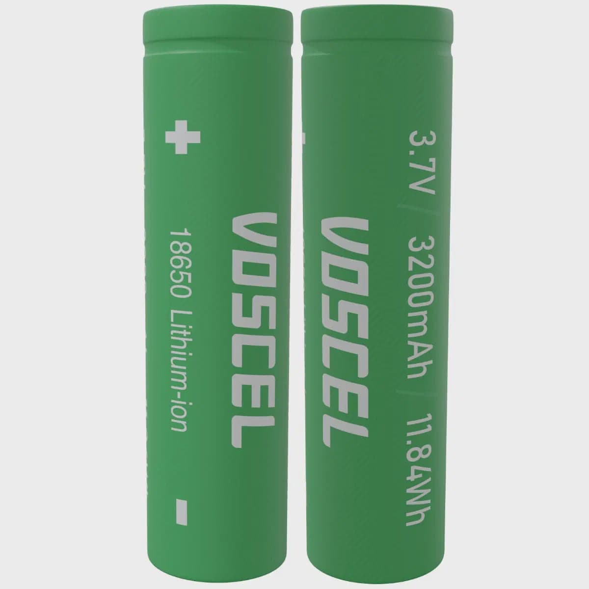 Voscel 18650 3200mAh 10C 3.7V 11.84Wh Battery (2 pack) for fpv drones