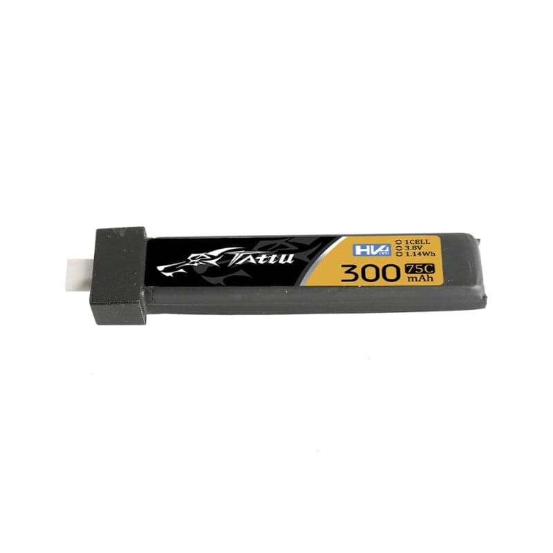 Tattu 1S 300mAh 75C 3.8V High Voltage Lipo Battery Pack with BT 2.0 Plug (5pcs) for fpv drones 2