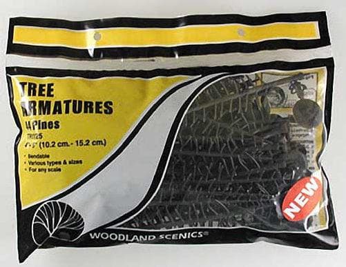 Woodland Scenics TR1125 N/HO Tree Armatures 4-6" (44) Train Scenery for fpv drones