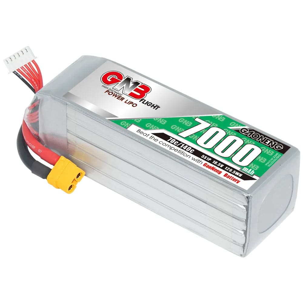GAONENG GNB 5S 18.5V 7000mAh 70C LiPo Battery XT60 [DG] for fpv drones 5