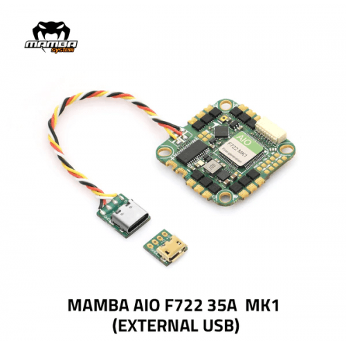 Diatone Mamba AIO F722 MK1 35A 6S 8bit (EXTERNAL USB) 