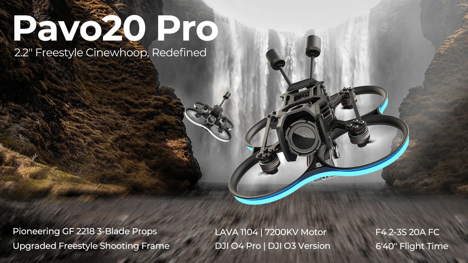 Pavo20 O4 Pro Brushless Whoop Quadcopter (No DJI O4 Pro) for fpv drones 4