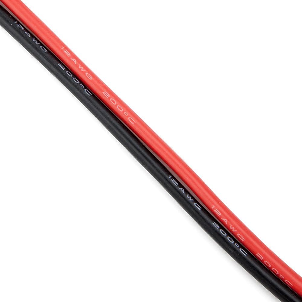 Silicone Wire 12awg 2 Feet Red and Black for fpv drones 1