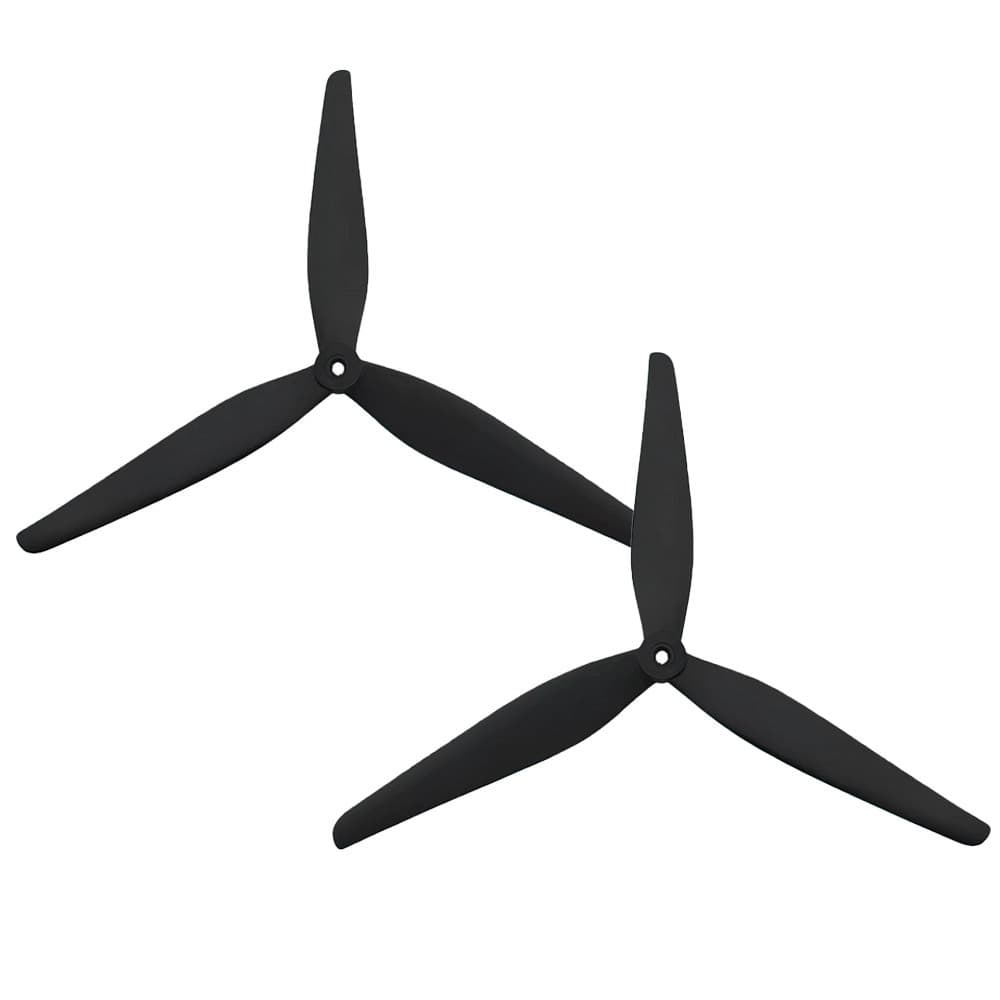 HQProp MacroQuad 9x4.5x3 3-Blade Propeller (Set of 2) - 8.5 - Black for fpv drones 1