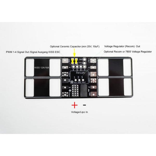 Kiss Carrier Mini Power Distribution for fpv drones 1