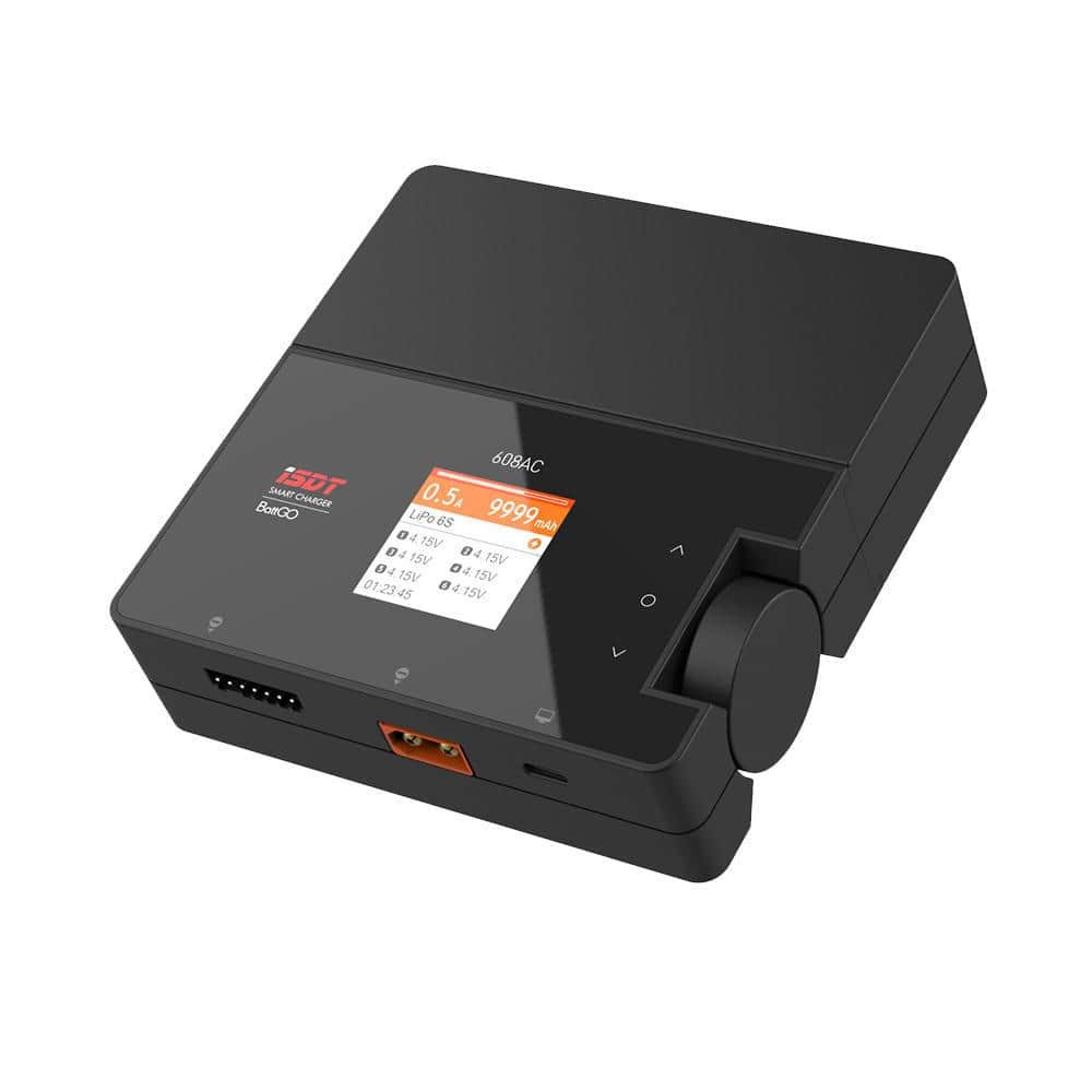 ISDT 608AC 50/200W 8A 1-6S AC/DC Smart Charger w/ Detachable Power Supply for fpv drones 3