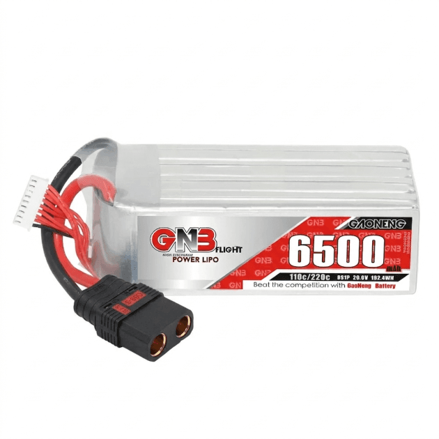 GNB 6500mAh 8S 110C Lipo battery for drones and airplanes