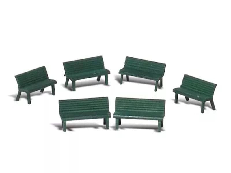 Woodland Scenics A1879 HO Train Figures Park Benches for fpv drones