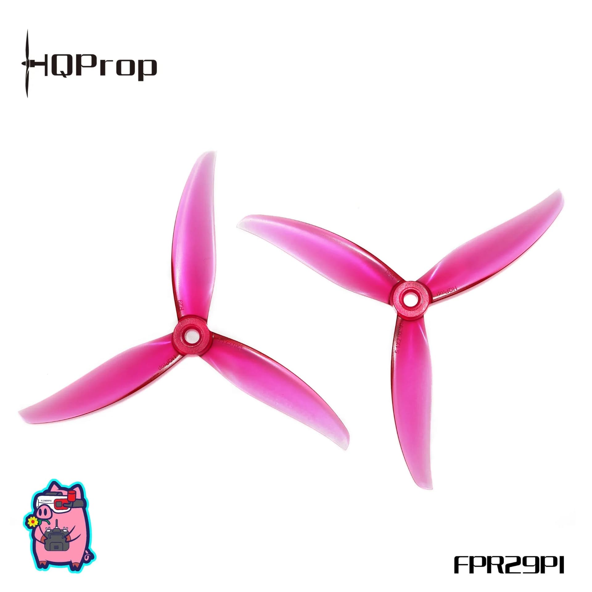 HQProp FlowerPig (8CW+8CCW)-Poly Carbonate for fpv drones 3