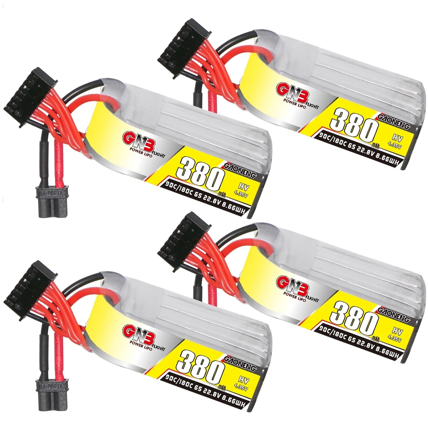 GAONENG GNB LiHV 6S 22.8V 380mAh 90C XT30 LiPo Battery [DG] for fpv drones 9