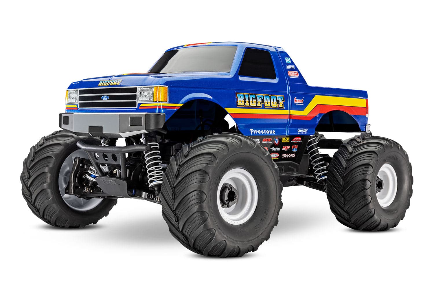 Traxxas Bigfoot 1/10 RTR 4WD Brushless Monster Truck Blue for fpv drones