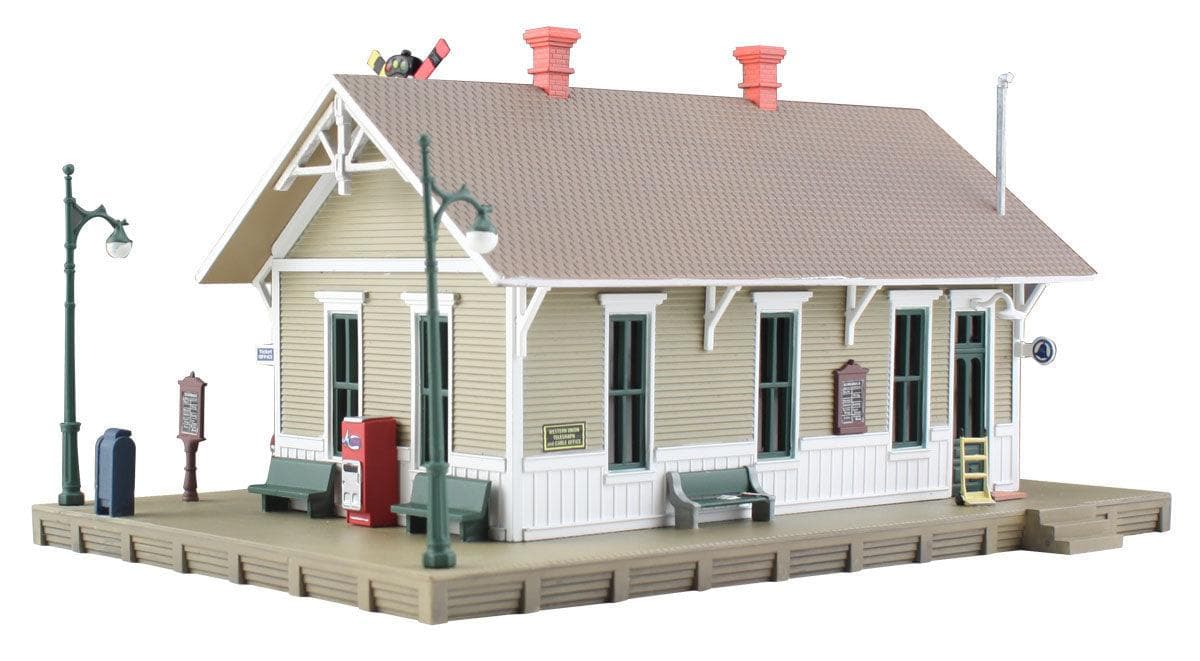 Woodland Scenics BR4928 N Dansbury Depot  Structure Built-&-Ready for fpv drones 1