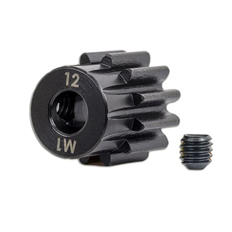 Traxxas TRA6482X Pinion Gear 12T 1.0 Mod/5mm Shaft w/Screw Sledge for fpv drones