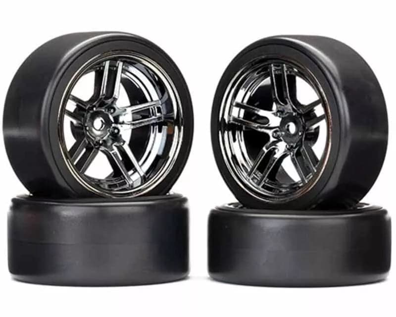 Traxxas 8378 4-Tec 2.0 1.9" Mounted Front & Rear Drfit Tirs 1/10 Car for fpv drones