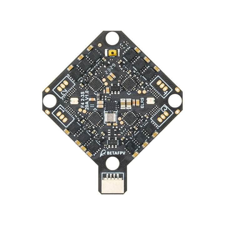 BetaFPV F4 20A V1 2-3S AIO Whoop/Toothpick Flight Controller (w/ 20A 8Bit 4in1 ESC) - ELRS 2.4GHz (UART) for fpv drones 1