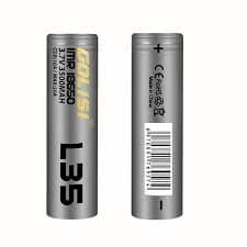 Golisi L35 18650 3500mAh 10A Lithium Li-Ion Rechargeable Battery (2pc) [DG] for fpv drones