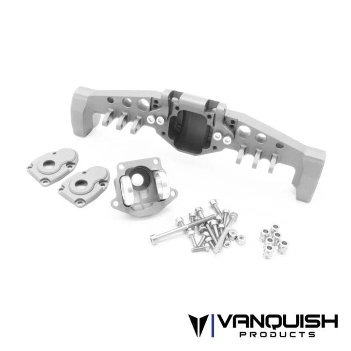 Vanquish VPS08493 Axial SCX10-III Currie F9 Rear Axle Clear Anodized for fpv drones