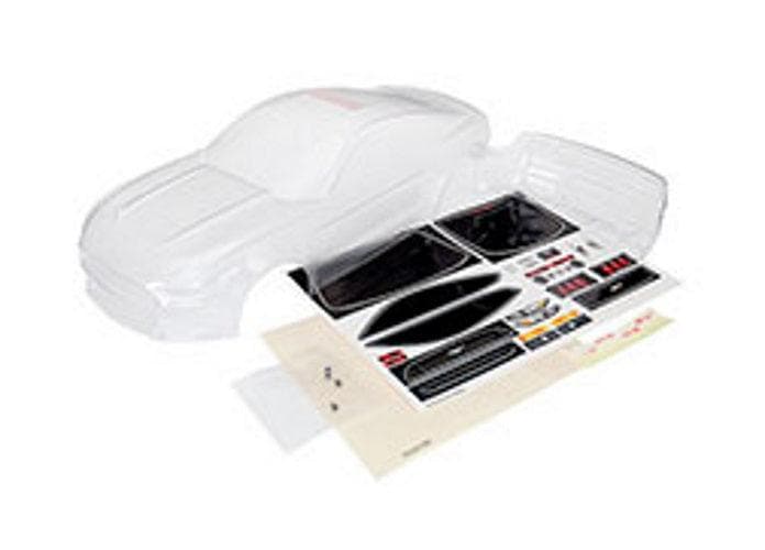 Traxxas Body Ford Mustang (Clear Requires Painting)/ Window masks/ Decal sheet for fpv drones