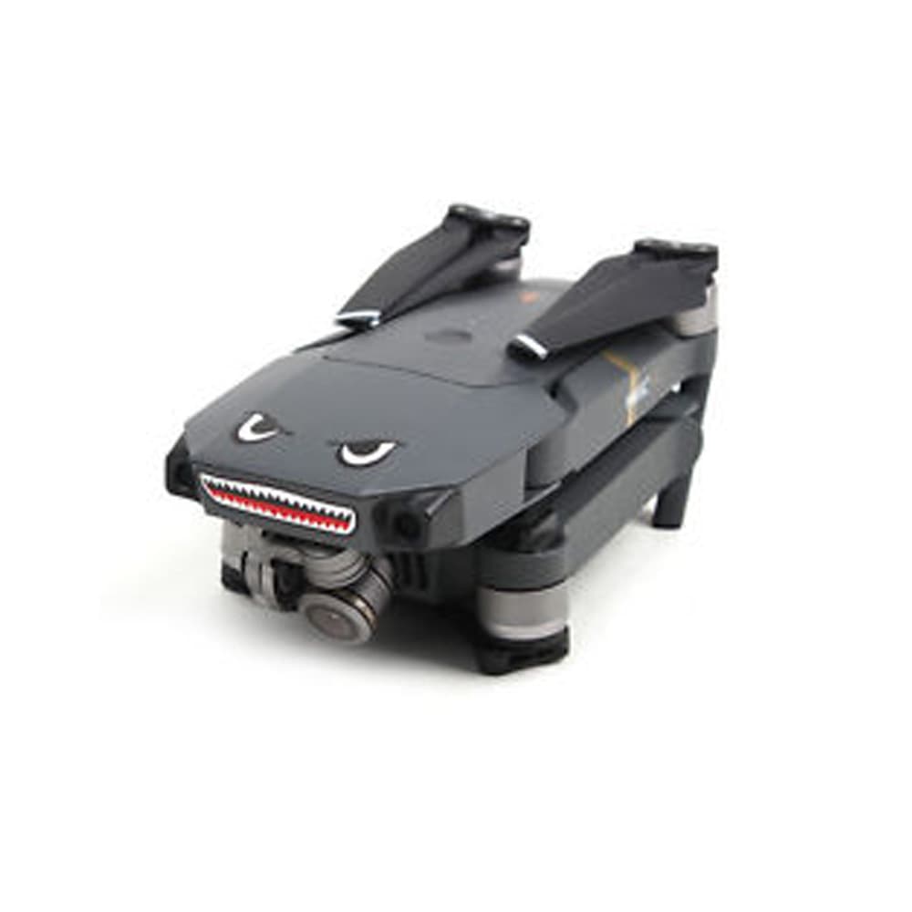 Shark Facial Expression Stickers for fpv drones 1
