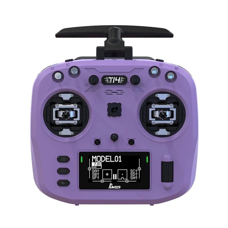 Jumper T14 Macarone ELRS 1W 2.4GHz VS-M HALL Sensor Gimbals 2.42" OLED Screen EdgeTX RC Transmitter - Choose Color for fpv drones 1