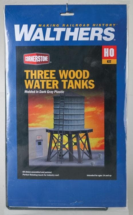 Walthers 933-3507 Wooden Water Tank pkg(3) Model Kit for fpv drones