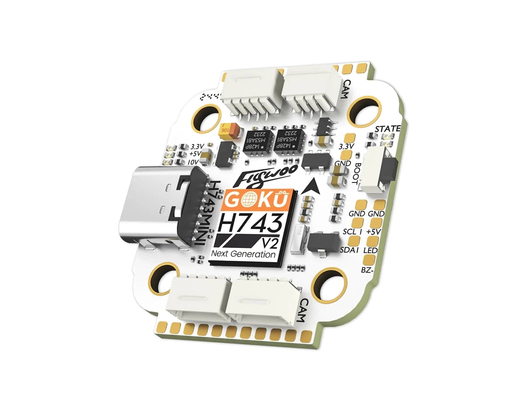 Flywoo Goku H743 Pro Mini V2 45A 128K 20x20 Stack for fpv drones 4
