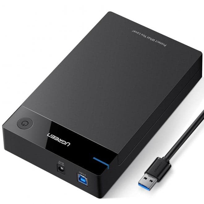 UGREEN 50424 3.5" USB 3.0 Hard Drive Enclosure [PC] for fpv drones