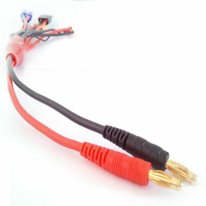 4mm Banana to XT60 EC3 XT30 TRX JST FUTABA TAMIYA T-Plug Charger Adapter Cable for fpv drones 3
