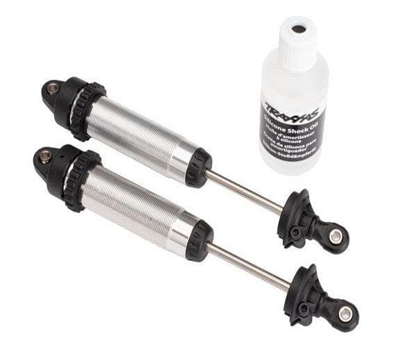 Traxxas 8450 Shocks GTR 134mm, Silver Aluminum (Front, Threaded) Desert Racer for fpv drones