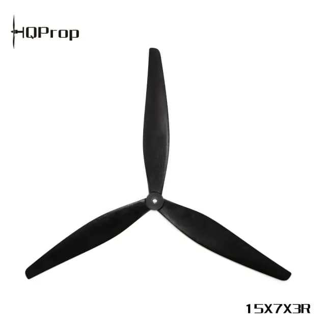 HQProp 15X7X3 (CW) (CCW) Black-Glass Fiber Reinforced Nylon for fpv drones 1