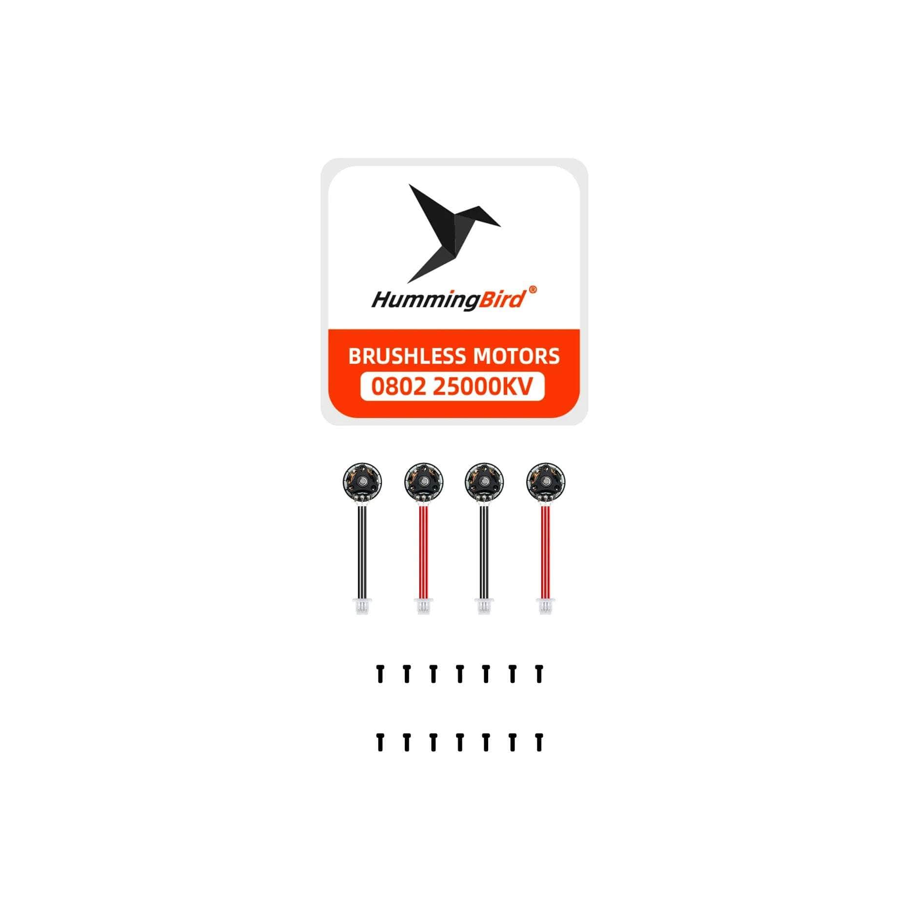 NewBeeDrone HummingBird 0802 25000Kv Micro Motor 4 pack for fpv drones 3