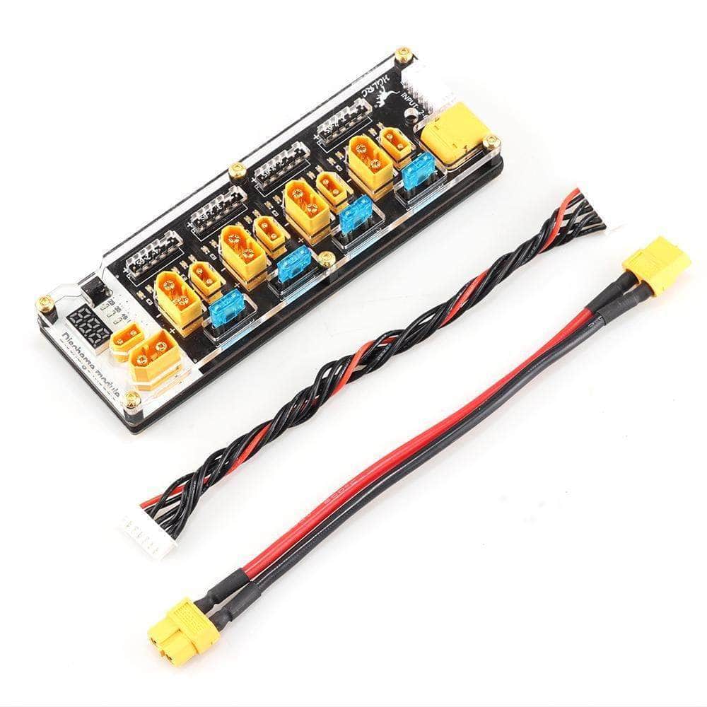 HGLRC Thor Pro 2-6S XT30 / XT60 Parallel Balance Charging Board (4 Port) for fpv drones 1