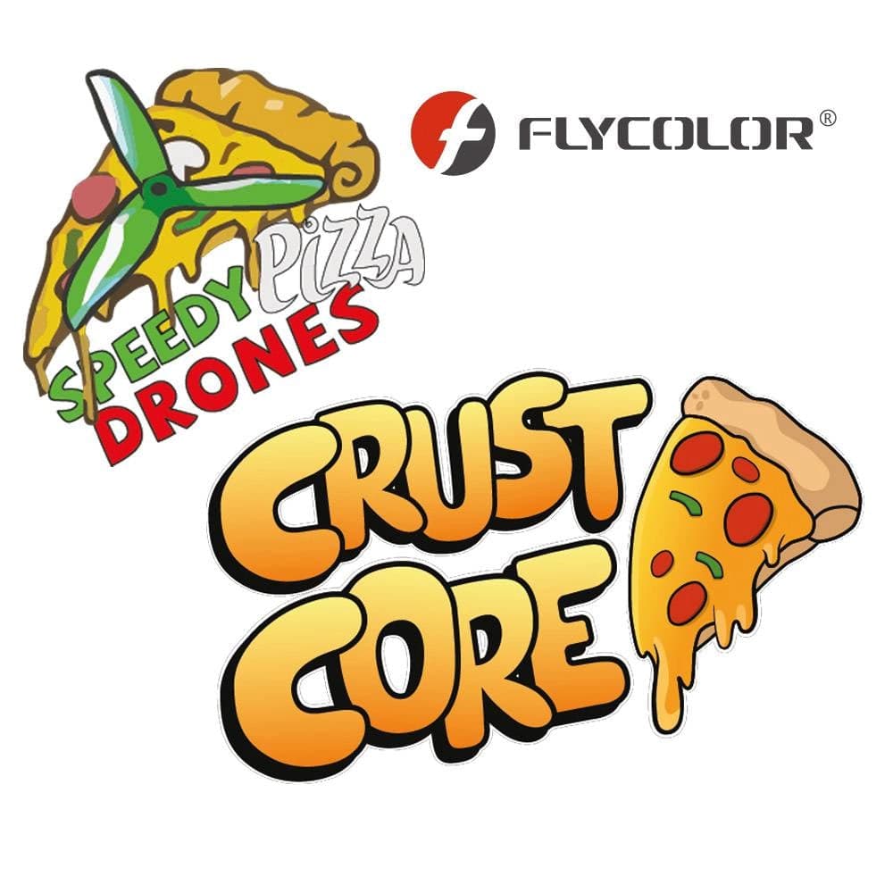 Flycolor SpeedyPizza CrustCore Stack - F7 FC + 60A 3-6S AM32 4-in-1 ESC - ICM42688 - 20x20 for fpv drones 6