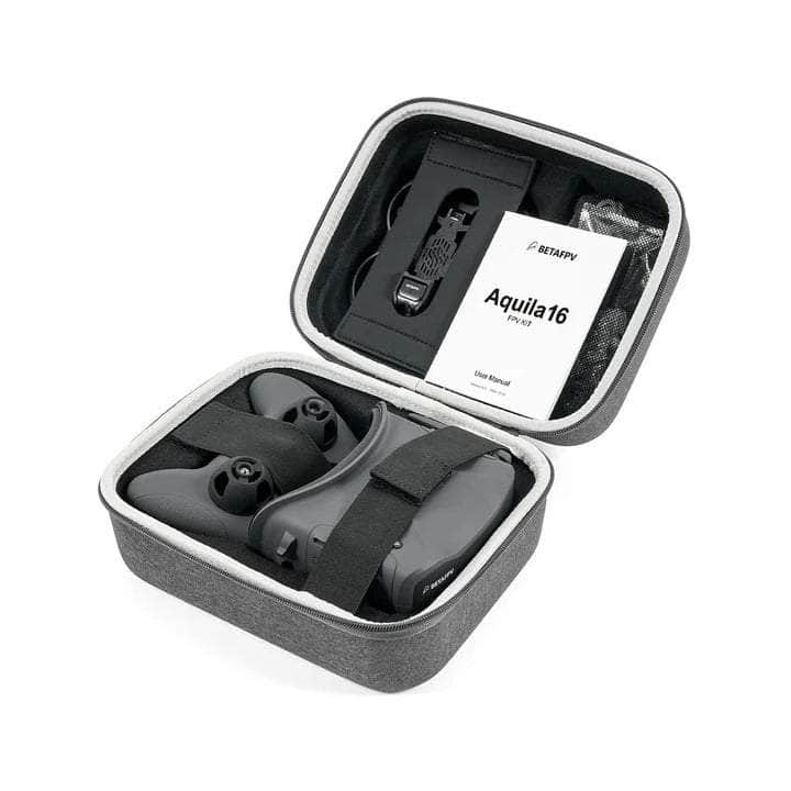 BetaFPV RTF Aquila16 FPV Analog Kit - Aquila16, Goggles, Transmitter, Batteries, Charger & Case for fpv drones 3