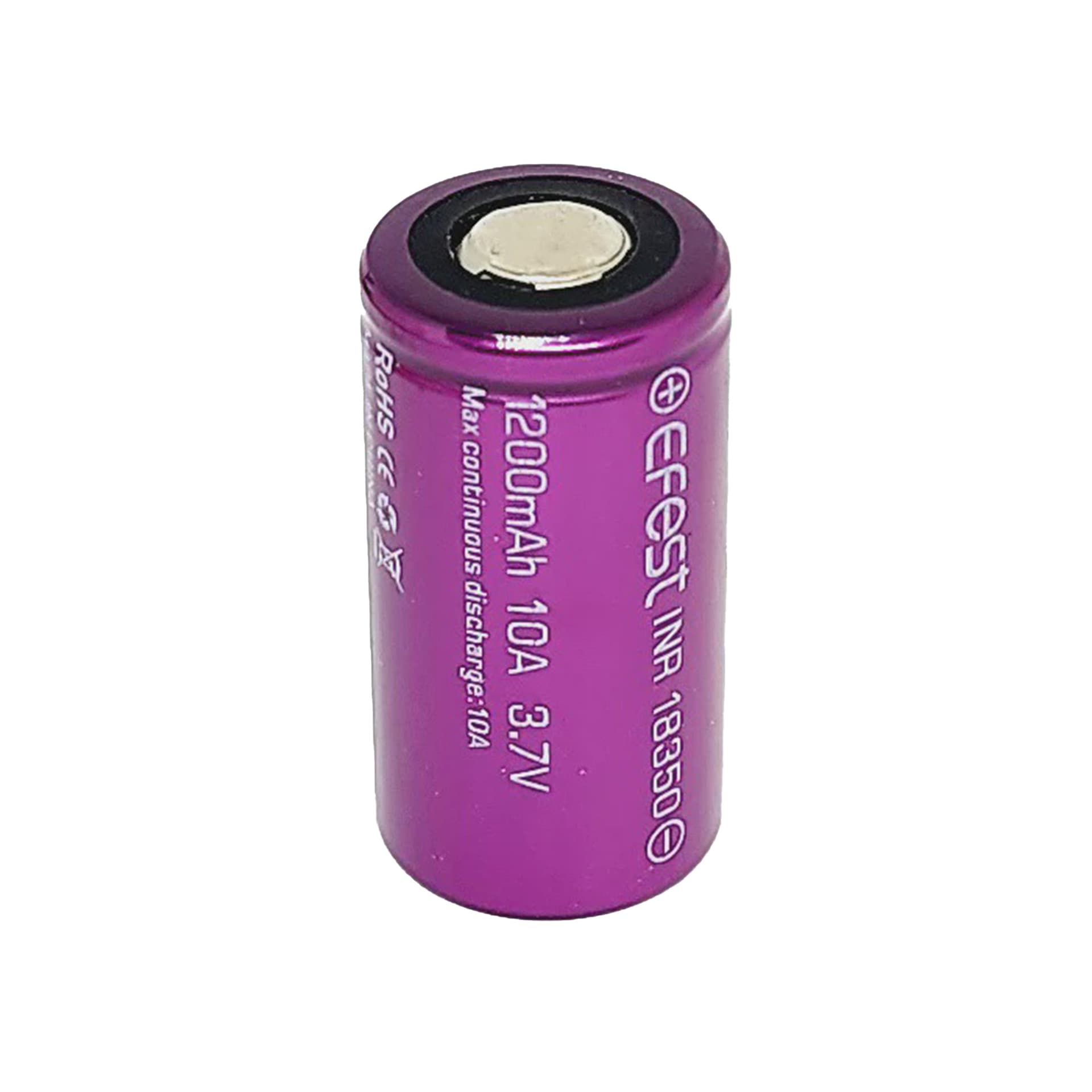EFEST 18350 1200MAH 3.7V 10A Li-ion Cells for Zorro (2pc) [DG] for fpv drones