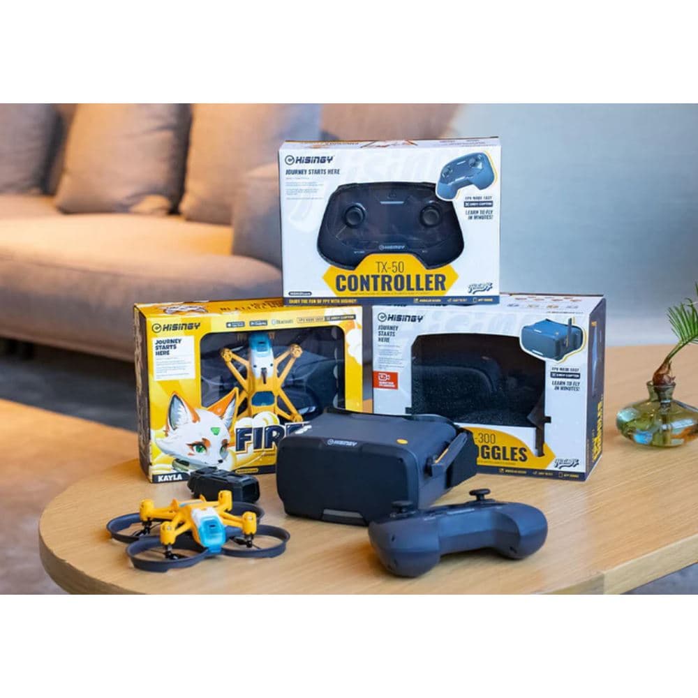 HISINGY FIREFLY FPV Racing Drone KIT - Ready To Fly (RTF) with Controller and Goggles for fpv drones 1