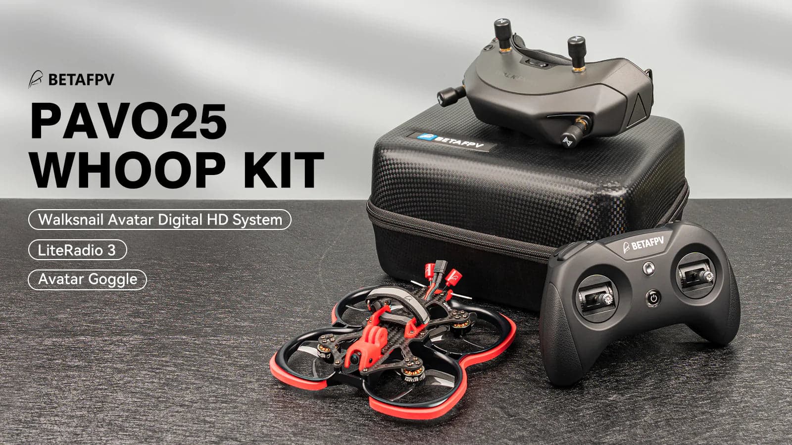 BetaFPV Pavo25 CineWhoop Quadcopter RTF ELRS Walksnail Kit for fpv drones 5