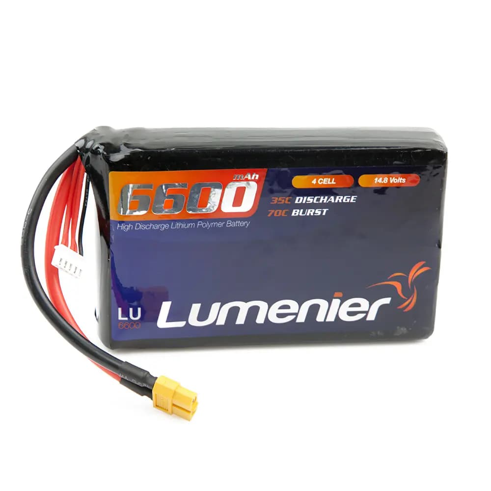 Lumenier 6600mAh 4s 35c Lipo Battery - 14.8 Volt (4 Cell) for fpv drones 4