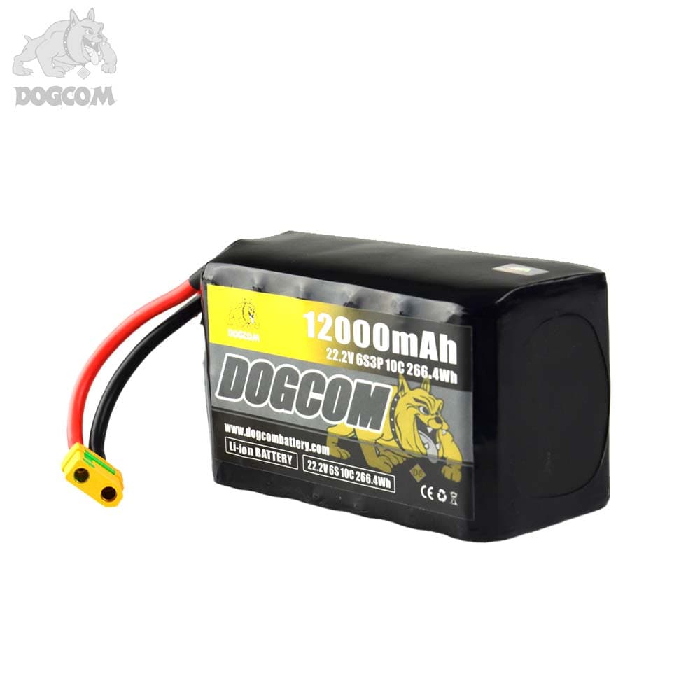 DOGCOM 21700 12000mAh 6S2P 22.2V Li-ion - XT90 for fpv drones 3
