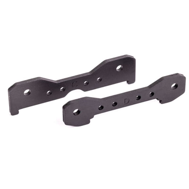Traxxas 9528A Dark Titanium Tie bars, rear, For 1/8th Sledge for fpv drones
