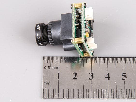 BeeRotor Mini FOV150 700TVL CCD Camera M12-2.8IR 3MP (PAL) for fpv drones 6