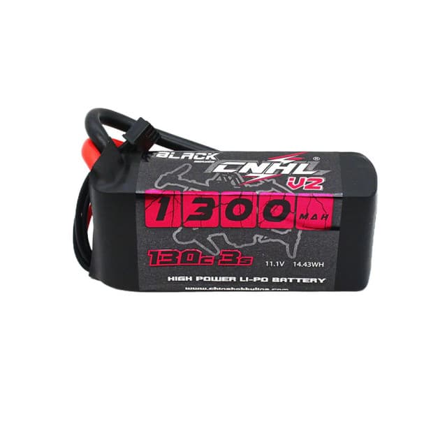 CNHL Black Series 1300mAh 3S 130C Lipo battery for RC models for fpv drones